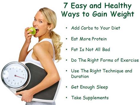 How to gain weight